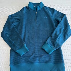 Under Armour Men's Teal Zip-Up Sweater